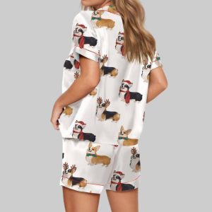 Christmas Corgi Pajama Set