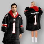 1 Georgia Football Unisex Blanket Hoodie