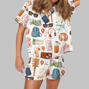Vacation Satin Pajama Set