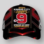 2024 Chiefs 9 Straight AFC West Championships Classic Cap