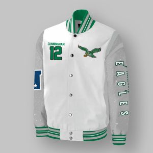 Coach Dawn Staley Cunningham 12 Eagles Baseball Jacket