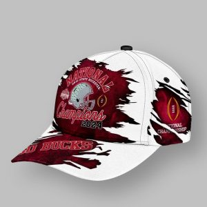Buckeyes Football 2024 National Champions Go Bucks Classic Cap