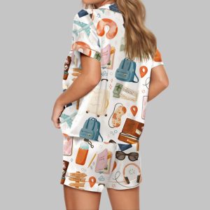 Vacation Satin Pajama Set