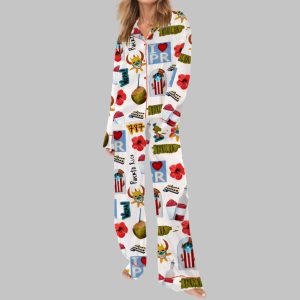 Puerto Rico Travel Satin Pajama Set