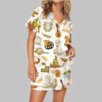 Antique Greece Satin Pajama Set