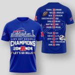 Bills AFC East Division Champions 2024 Let's Go Bills Shirt