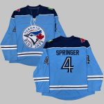 Blue Jays George Springer Hockey Jersey 2024 Giveaway