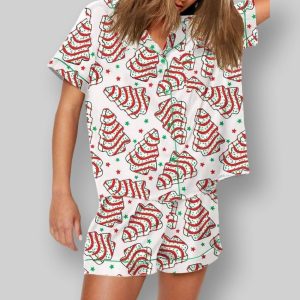 Little Debbie Christmas Tree Cake Pajama Set