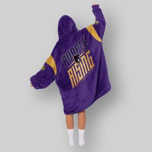Ravens Purple Rising Unisex Blanket Hoodie 2 Ravens Purple Rising Unisex Blanket Hoodie
