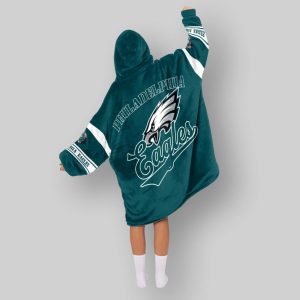 Eagles Football Unisex Blanket Hoodie 4 Eagles Football Unisex Blanket Hoodie