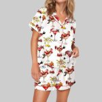 Christmas Drink Satin Pajama Set