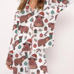 Christmas Moo Deng Pajama Set