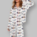Christmas Shark Long Sleeve Pajama Set