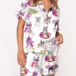 Christmas Skiing French Bulldog Pajama Set