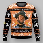 Clint Eastwood Ugly Christmas Sweater