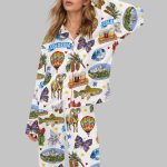 Colorado State Travel Satin Pajama Set