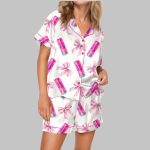 Coquette Energy Drinks Satin Pajama Set