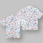 Cubs 2024 Giveaway Red White Cubbie Blue Hawaiian Shirt