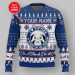 Custom Name Pabst Blue Ribbon Titties Ugly Christmas Sweater