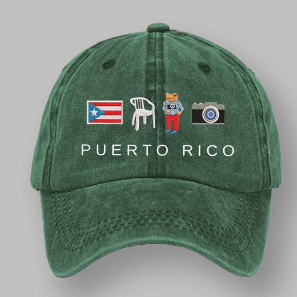 DTMF Puerto Rico Embroidered Baseball Cap