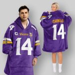 Darnold Vikings Football Unisex Blanket Hoodie