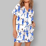 Detroit Lion Football Pajama Set