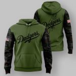 Dodgers 2024 Veterans Camo Hoodie
