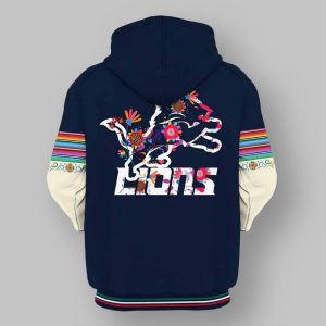 Lions 2024 Dia De Los Muertos Hoodie