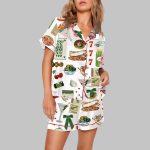 Espresso Martini Valentine's Day Foods Luck You 777 Pajama Set