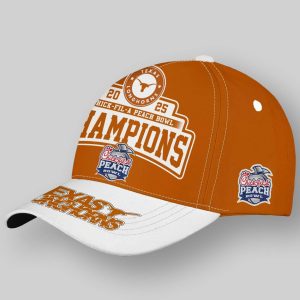 Longhorns 2025 Chick Fil A Peach Bowl Champions Cap