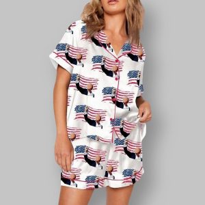 Donald Trump Fight America 2024 Pajama Set