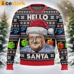 Frank Reynolds Hello Santa Christmas Ugly Sweater