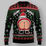 Funny Silent Butt Deadly Santa Ugly Christmas Sweater