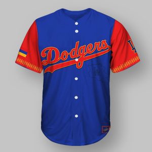 Los Angeles Dodgers Armenian Heritage Night Baseball Jersey