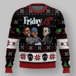 Game Over Friday The 13h Jason Voorhees Ugly Christmas Sweater