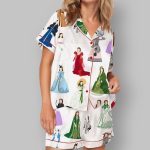 Gone With Wind Scarlett Satin Pajama Set