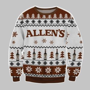 Christmas Allens Coffee Brandy Ugly Sweater
