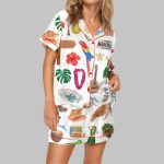 Hawaii Planner Satin Pajama Set