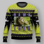 Hawk Tuah The Exorcist Horror Ugly Christmas Sweater