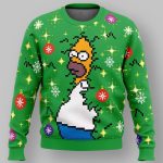 Homer Bush Meme The Simpsons Ugly Christmas Sweater