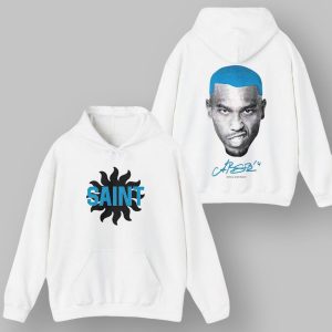 Amon Ra St Brown Blue Hair Signature Shirt