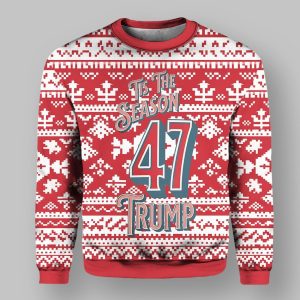 Tis The Season 47 Trump Ugly Christmas Sweater