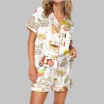 In Love With Italy Satin Pajama Set