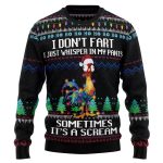 It's Scream Chicken Ugly Christmas Sweater