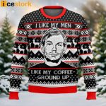 Jeffrey Dahmer I Like My Men Like My Coffee Ground Up Ugly Christmas Sweater