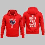 Jurgen Klopp Thank You Luv I'll Never Walk Alone Again Hoodie