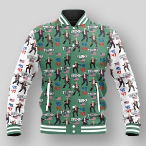 Trump Dancing 45 47 Baseball Jacket