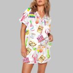 New Orleans Travel Mardi Gras Pajama Set
