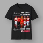 Kelce Mahomes Jones Normal Heartbeat Deceased Heartbeat Heartbeat Watching Chiefs Shirt