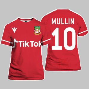Paul Mullin 10 Wrexham AFC Football Shirt